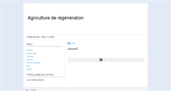 Desktop Screenshot of agriculture-de-regeneration.com
