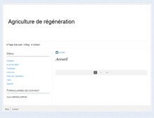 Tablet Screenshot of agriculture-de-regeneration.com